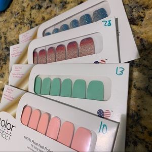 Color Street Nail Strips Bundle (4 sets)